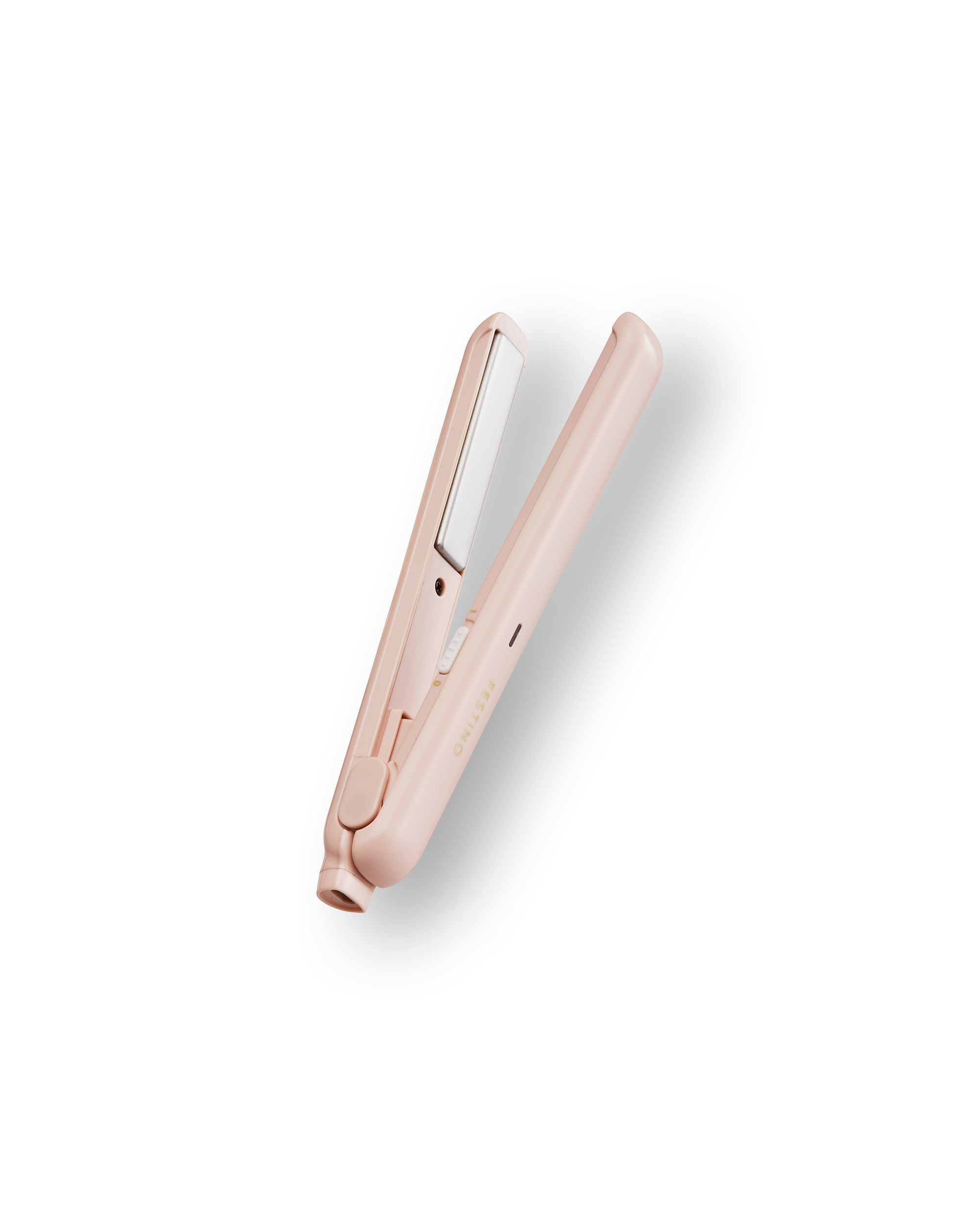 フェスティノ USB スタイリング ヘアアイロン ピンク