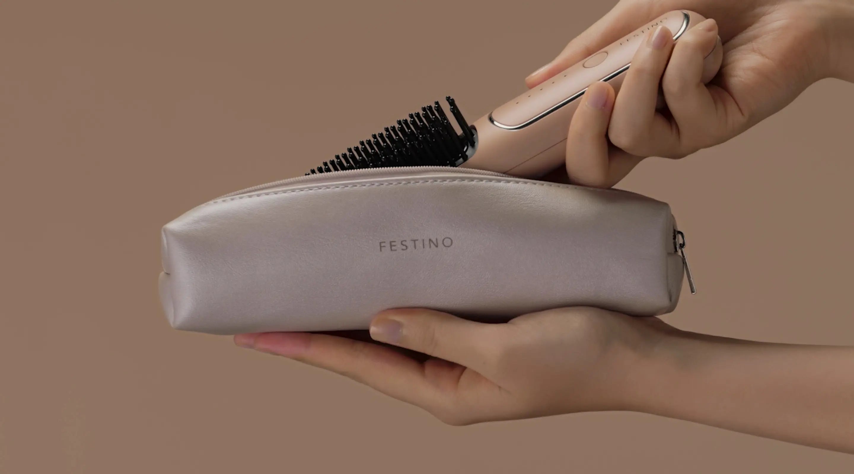 充電式 スタイリングヒーターブラシ| FESTINO フェスティノ 公式