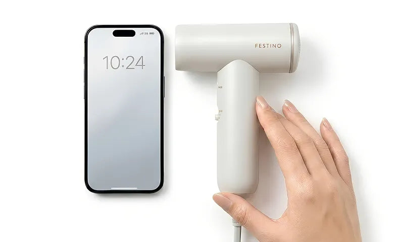 FESTINO公式】ツヤモイストドライヤー LIGHT | 超軽量200g・大風量で