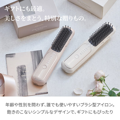 充電式 スタイリング ヒーターブラシ